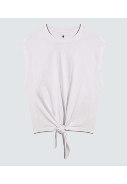Camiseta Para Mujer Manga Sisa Color Blanco Marca Ostu #40092322
