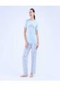 Pantalon Para Mujer  Color Azul  Marca Ostu #40070730 de Ostu