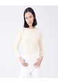 Saco Para Mujer Cuello Redondo Color Beige Marca Ostu #40330075 de Ostu