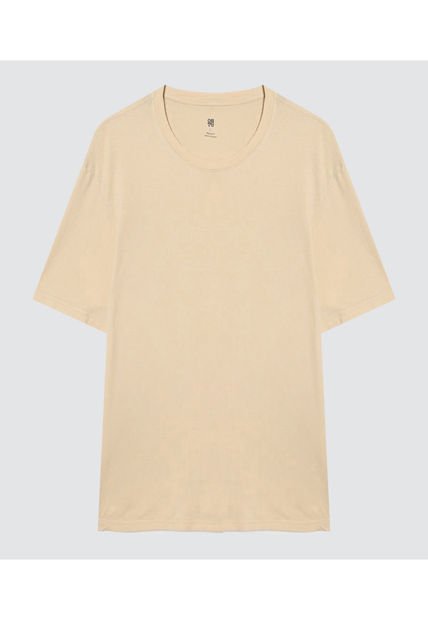 Camiseta Para Hombre Manga Corta Color Piel Marca Ostu #60091387