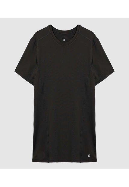 Camiseta Para Hombre Manga Corta Cuello Redondo Color Negro Marca Ostu #60091492