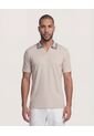 Polo  Para Hombre Cuello Tejido Sin Bolsillo Color Avena Marca Ostu #60119071 de Ostu