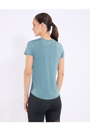 Camiseta  Para Mujer Manga Corta Cuello Redondo Color Verde Marca Ostu #40092810