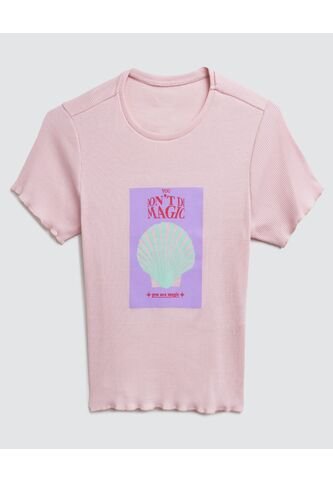 Camiseta Para Niña Manga Corta Color Rosado  Marca Ostu #90090143 Ostu
