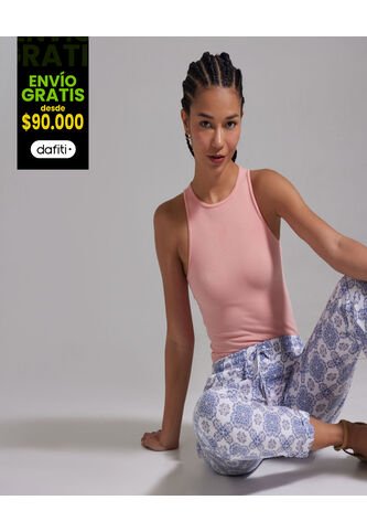 Body Para Mujer Manga Sisa Color Rosado  Marca Ostu #40200069 Ostu