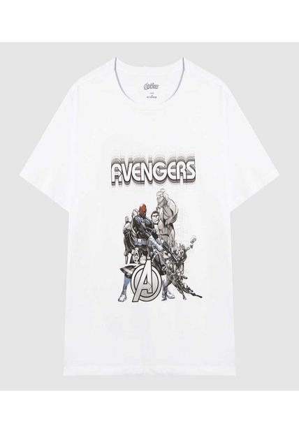 Camiseta Para Hombre Manga Corta Color Blanco Marca Ostu #60091527