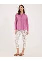 Pantalón Para Mujer Capri Color Orquidea Marca Ostu #40070775 de Ostu