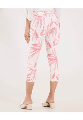 Pantalon Para Mujer Capri Color Coral Marca Ostu #40070774