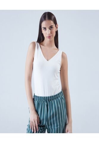 Body Para Mujer Manga Sisa Color Blanco Marca Ostu #40200079 Ostu