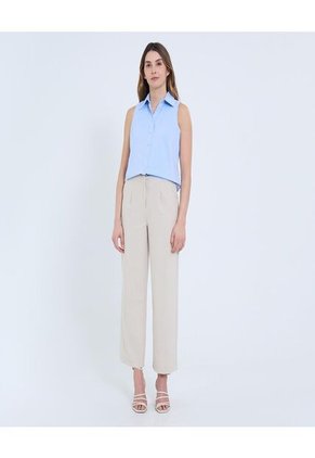 Blusa Para Mujer Manga Sisa Color Azul Marca Ostu #40121131