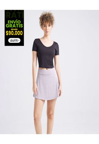 Crop Top Para Mujer Crop Top Color Negro Marca Ostu #40091750 Ostu