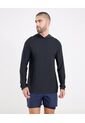 Camiseta  Para Hombre Manga Larga Cuello Redondo Color Negro Marca Ostu #60091939 de Ostu