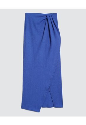 Falda Para Mujer Medio Color Azul Rey Marca Ostu #40140156