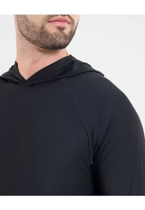Camiseta Para Hombre Manga Larga Cuello Redondo Color Negro Marca Ostu #60091939