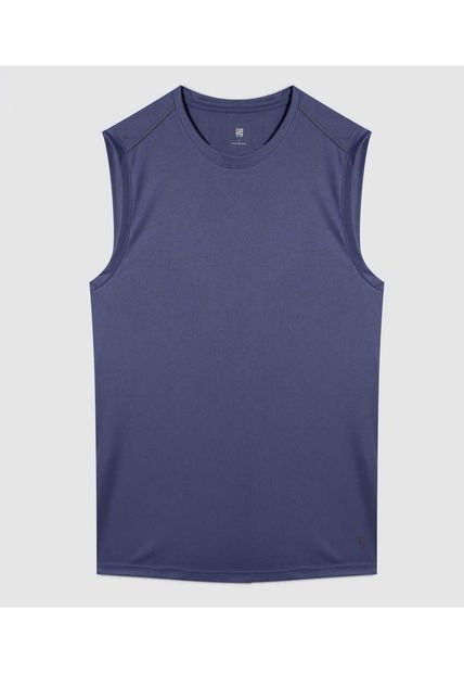 Camiseta Para Hombre Manga Sisa Color Azul  Marca Ostu #60091474