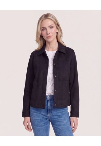 Chaqueta Con Bolsillos  Para Mujer Negro Ostu Ostu
