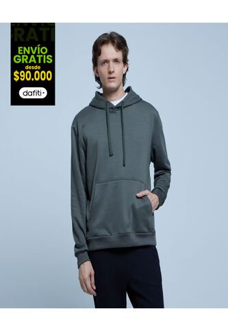 Buzo Para Hombre Hoodie Color Verde  Marca Ostu #60060357 Ostu
