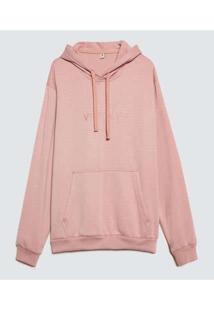 Buzo Para Hombre Hoodie Color Rosado  Marca Ostu #60060395