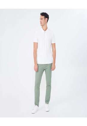 Pantalon Para Hombre Chino Color Verde Oliva Marca Ostu #60070417