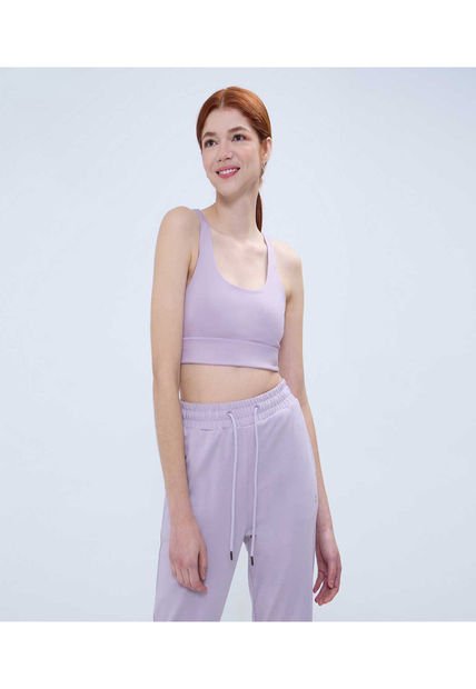 Top Para Mujer Top Color Morado Marca Ostu #40220367