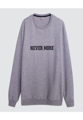 Buzo Para Hombre Cuello Redondo Color Gris  Marca Ostu #60060295