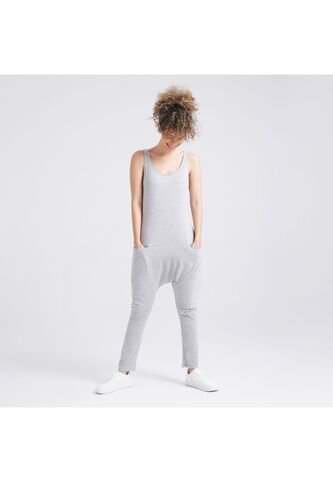 Enterizo Mujer Ostu M/S Gris Viscosa 40320040-10138 Ostu