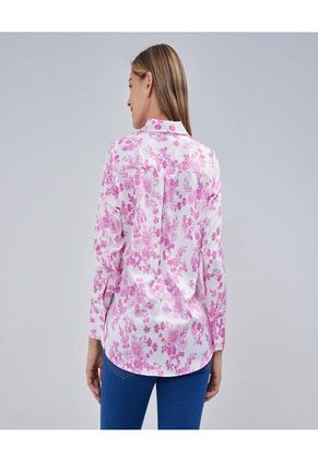Camisa Para Mujer Manga Larga Color Rosado Marca Ostu #40010226