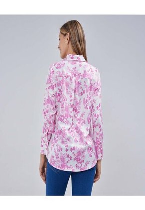 Camisa Para Mujer Manga Larga Color Rosado Marca Ostu #40010226