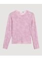 Camiseta  Para Mujer Manga Larga Cuello Redondo Color Rosa Marca Ostu #40092779 de Ostu