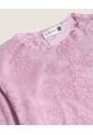 Camiseta  Para Mujer Manga Larga Cuello Redondo Color Rosa Marca Ostu #40092779 de Ostu