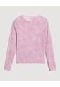 Camiseta  Para Mujer Manga Larga Cuello Redondo Color Rosa Marca Ostu #40092779 de Ostu