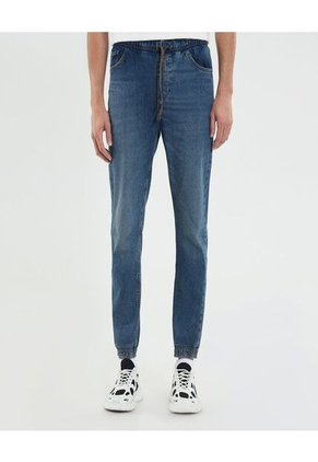 Jean Para Hombre Jogger Color Azul Marca Ostu #60160437