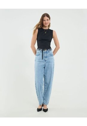 Camiseta Para Mujer Manga Sisa Cuello Redondo Color Negro Marca Ostu #40092523