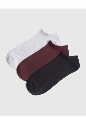 Medias Para Hombre Invisible Color Negro Marca Ostu #60980328