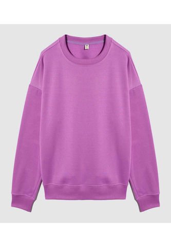 Buzo Para Mujer Cuello Redondo Color Purpura Marca Ostu #40060375 Ostu