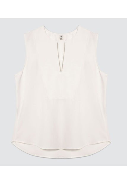 Blusa Para Mujer Manga Sisa Color Crudo Marca Ostu #40121081