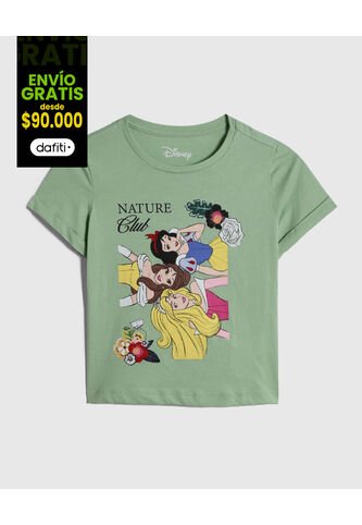 Camiseta Disney Princesas  Para Infantil Niña #90090209 Ostu Ostu