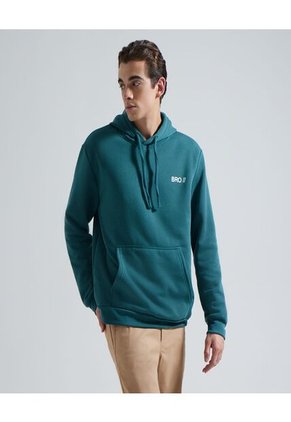 Buzo Para Hombre Hoodie Color Verde Marca Ostu #60060276