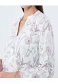 Blusa Para Mujer Manga 3/4 Color Lila  Marca Ostu #40121121 de Ostu