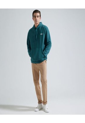 Buzo Para Hombre Hoodie Color Verde Marca Ostu #60060276