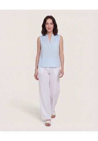 Blusa Manga Sisa  Para Mujer Celeste Ostu Ostu