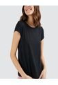 Camiseta Para Mujer Manga Corta Color Negro Marca Ostu #40090612 de Ostu