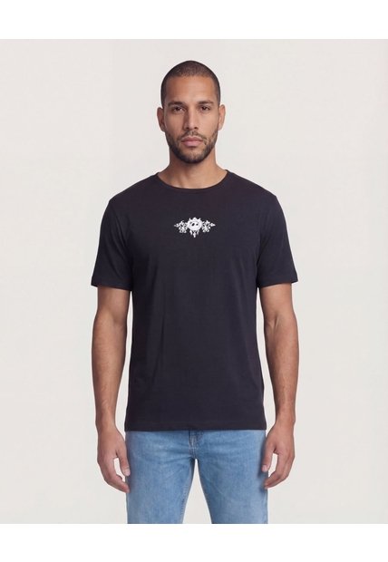 Camiseta Disney Jack Skeleton  Para Hombre Negro Ostu