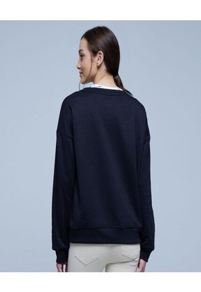 Buzo Para Mujer Cuello Redondo Color Negro Marca Ostu #40060342