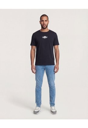 Camiseta Disney Jack Skeleton  Para Hombre Negro Ostu