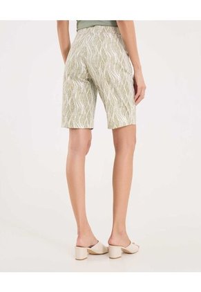 Bermuda Para Mujer Regular Corto Color Verde Marca Ostu #40100108