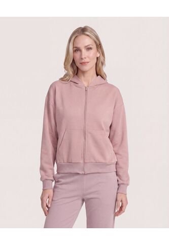 Hoodie Unicolor  Para Mujer Piel Ostu Ostu
