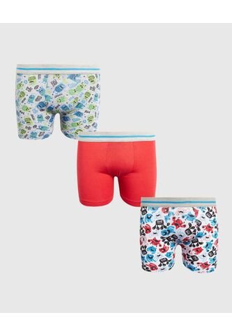 Boxer Para Niño Filete Medio Color Pack X Marca Ostu #80000082 Ostu