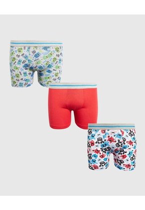 Boxer Para Niño Filete Medio Color Pack X Marca Ostu #80000082