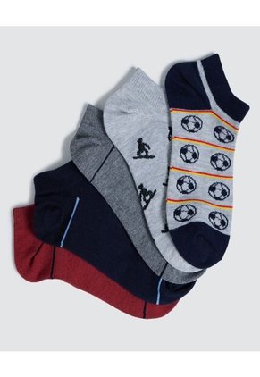 Medias Para Niño Invisible Color Pack X Marca Ostu #80980100